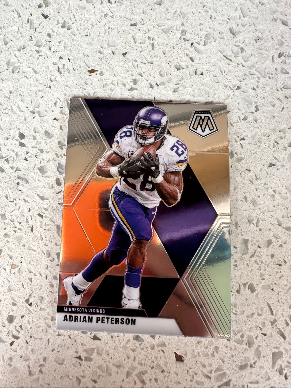 Panini Adrian Peterson Vikings Card - Purple, White, Gold